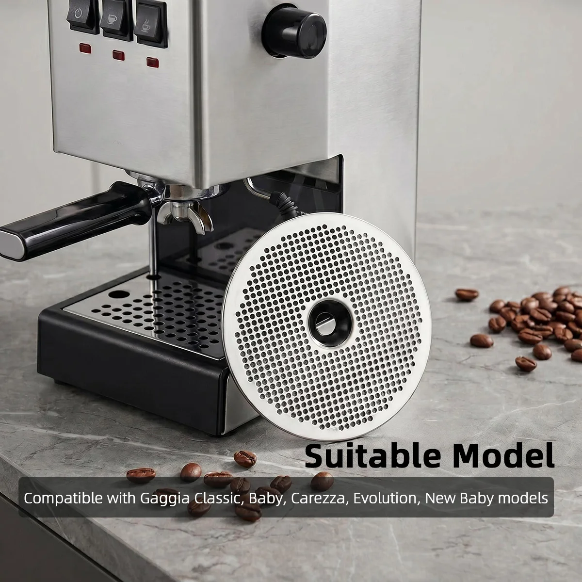 54mm Group Head Screen Replacement Part Compatible With Gaggia Classic Baby Carezza Evolution Coffee Machine Durable Accessory