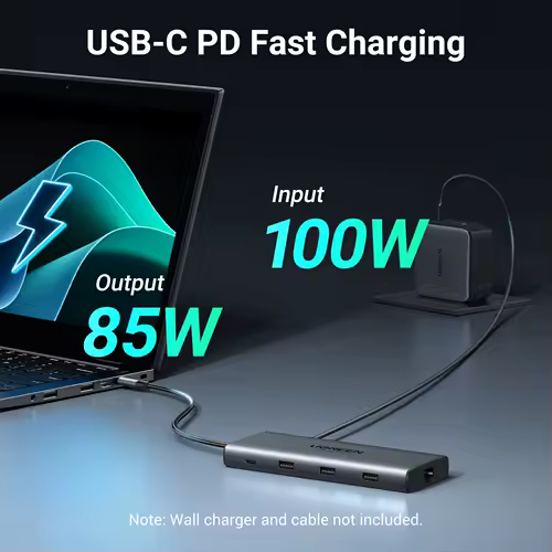 UGREEN Dual HDMI USB-C HUB 8K 4K HDMI Adapter 10 in 1 Splitter with RJ45 USB3.0 PD 100W Dock for MacBook Pro Air Laptop USB HUB - Image 5