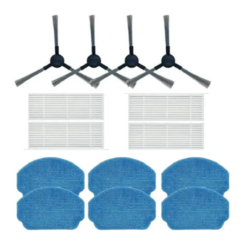 A27F-8PCS Filter Side Brush Mop Cloth For MAMNV BR150 BR151/ ZCWA BR150 BR151 / ONSON BR150 BR151 Robot Vacuum Cleaner