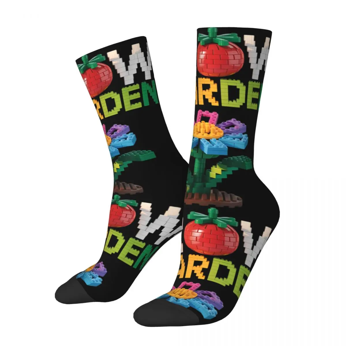Grow A Garden Candy Fruit Gamer Building Block Lovers Stockings Couple Socks Soft Socks Autumn Outdoor Anti Slip Design Socks