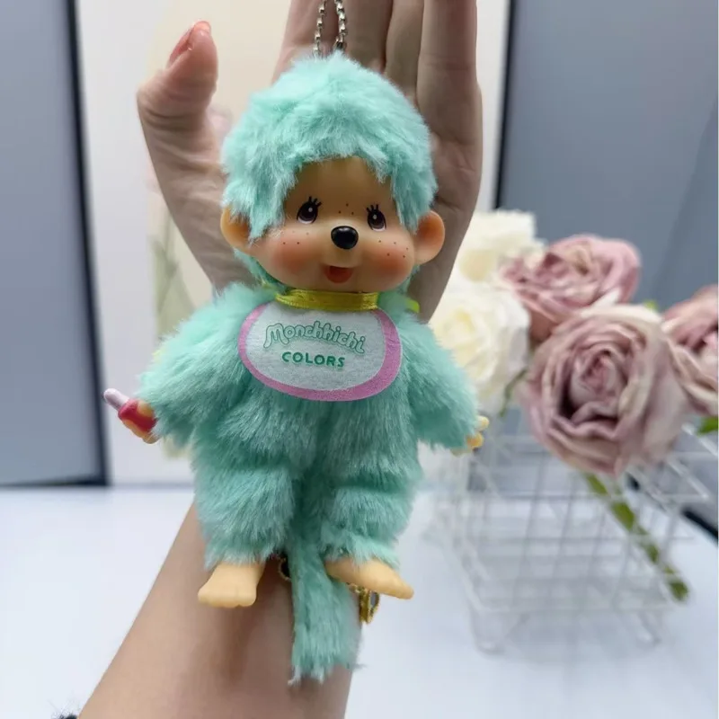 

New Anime Monchhichi Pendant Plush Doll Cartoon Cute Monchhichi Standing Transformation Multiple Plush Toys Claw Machine Dolls