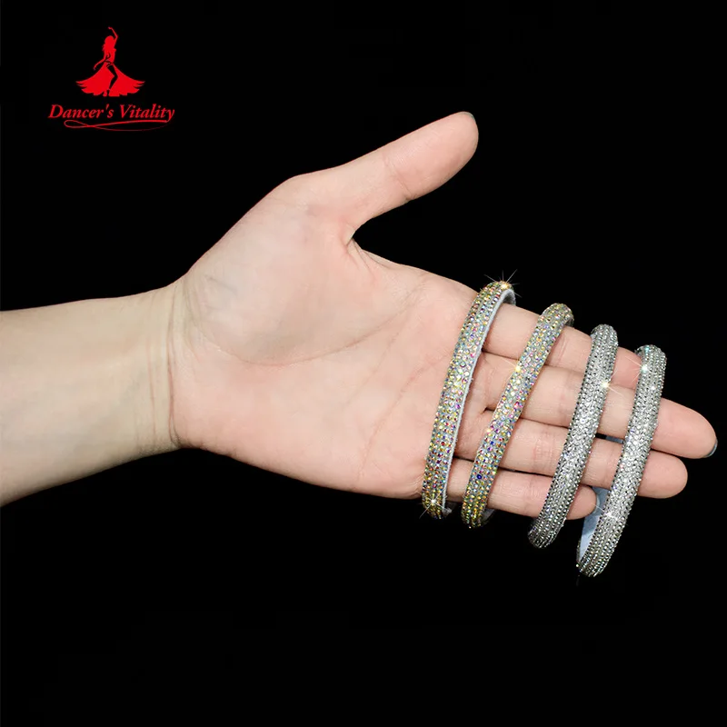 BellyDance Competition Accessory Jewelry Senior Diamond Bracelet Women Oriental Dance Modern Dancing Performance Accessories