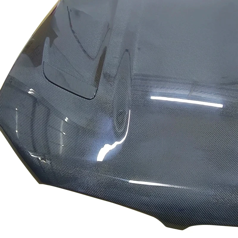 Gloss Carbon Fiber Engine Hood For 2018-2023 5 Series G30 525i 530i F90 Exterior Mod Parts