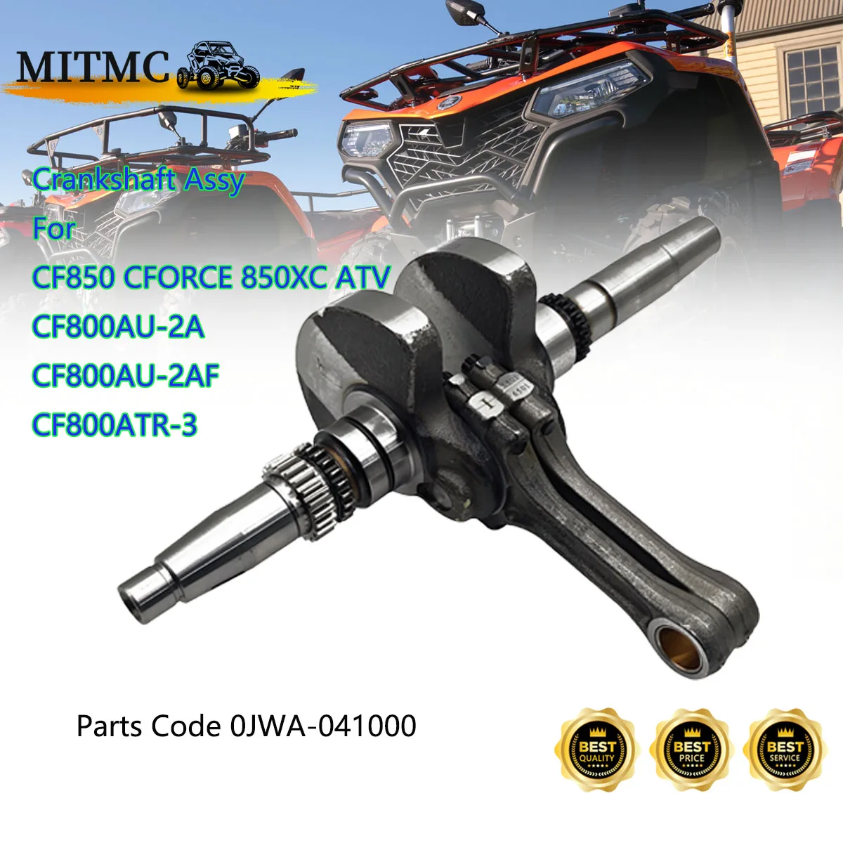 Crankshaft Assy For CF850 CFORCE 850XC CF800AU-2A CF800AU-2AF CF800ATR-3 ATV  0JWA-041000 0JWA-041000-10011 0JWA-041000-10021