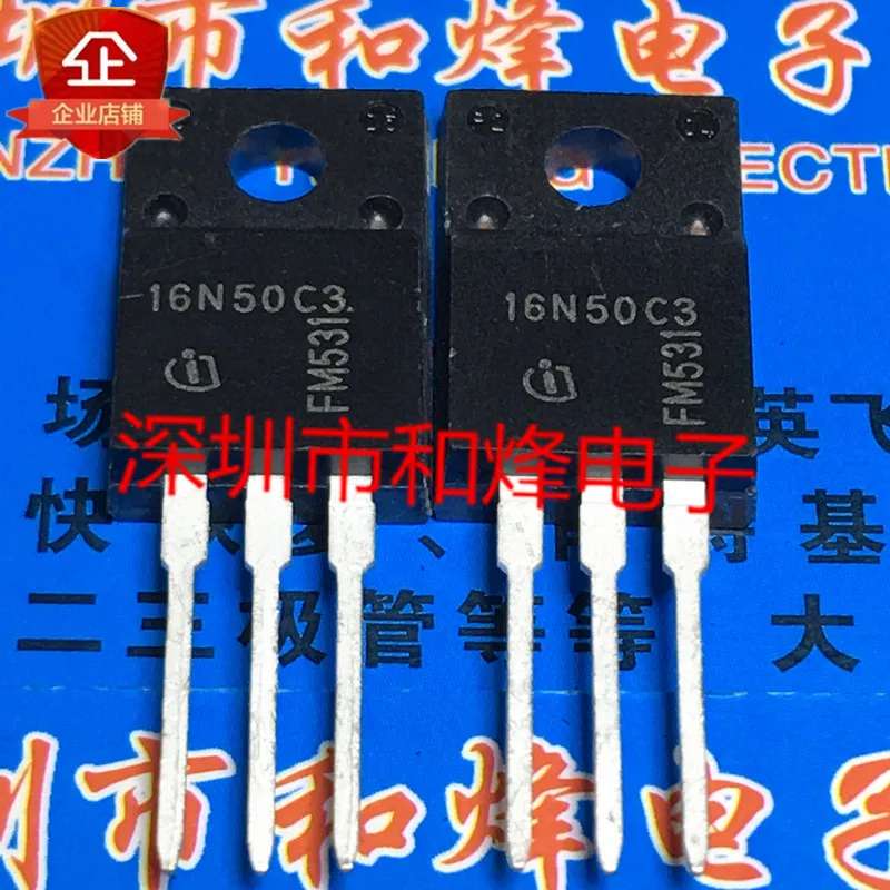 5PCS-10PCS 16N50C3 SPA16N50C3 TO-220F 560V 16A Original On Stock Quick shipping