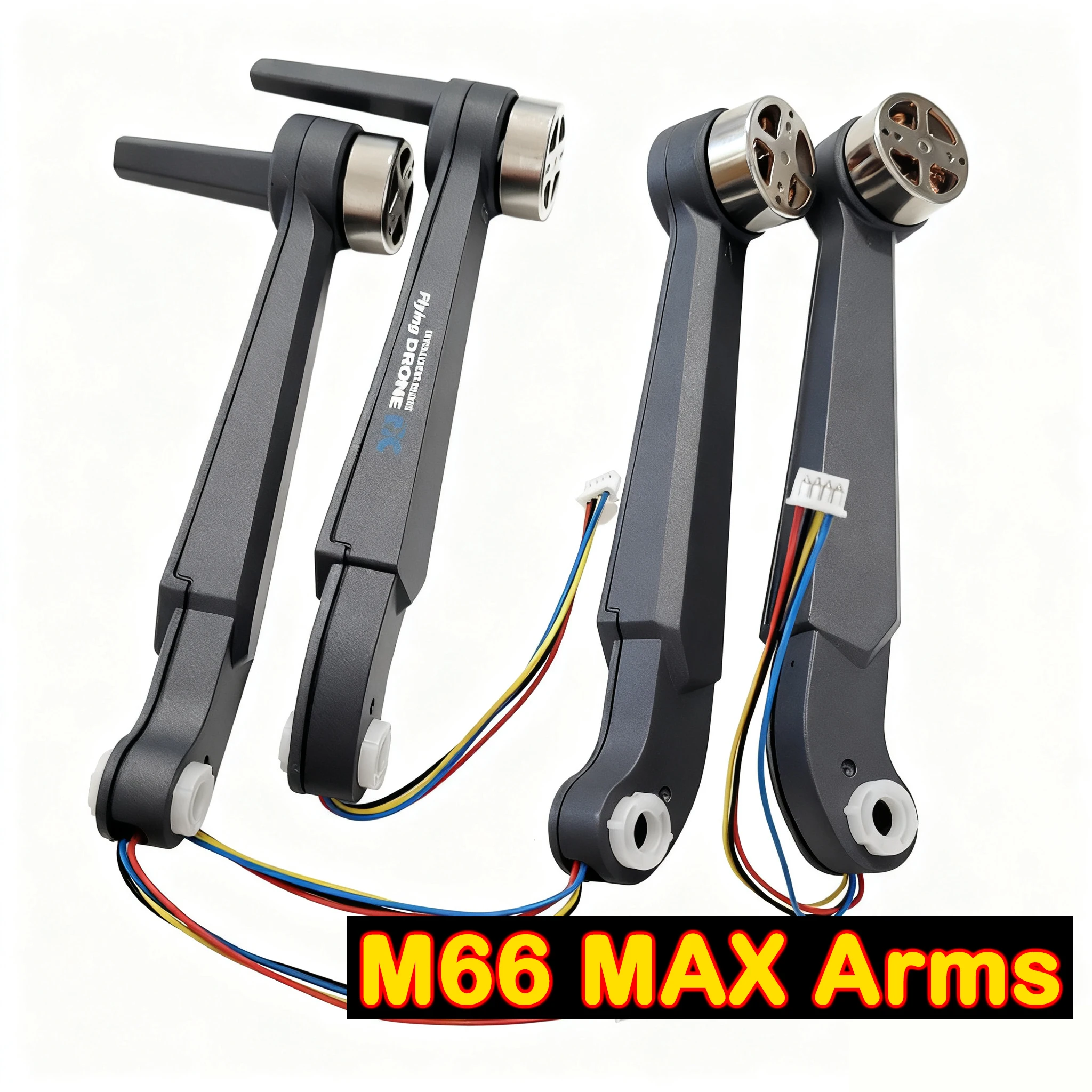 M66MAX M66 MAX Drone Original Motor Arm Spare Part Front / Rear A / B Arm with Brushless Engine Part DIY Arm Accessory