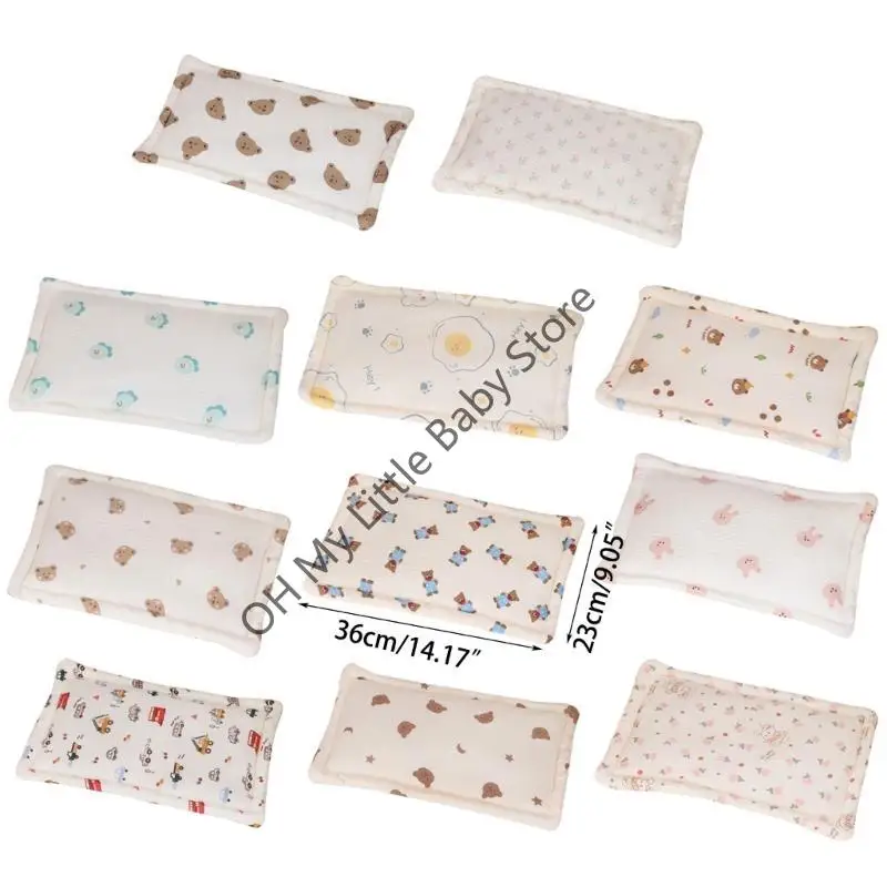 وسادة M76C لحديثي الولادة بتصميم مريح لدعم رأس الطفل في النعومة والأمان وسادة أطفال متعددة الأنماط #6