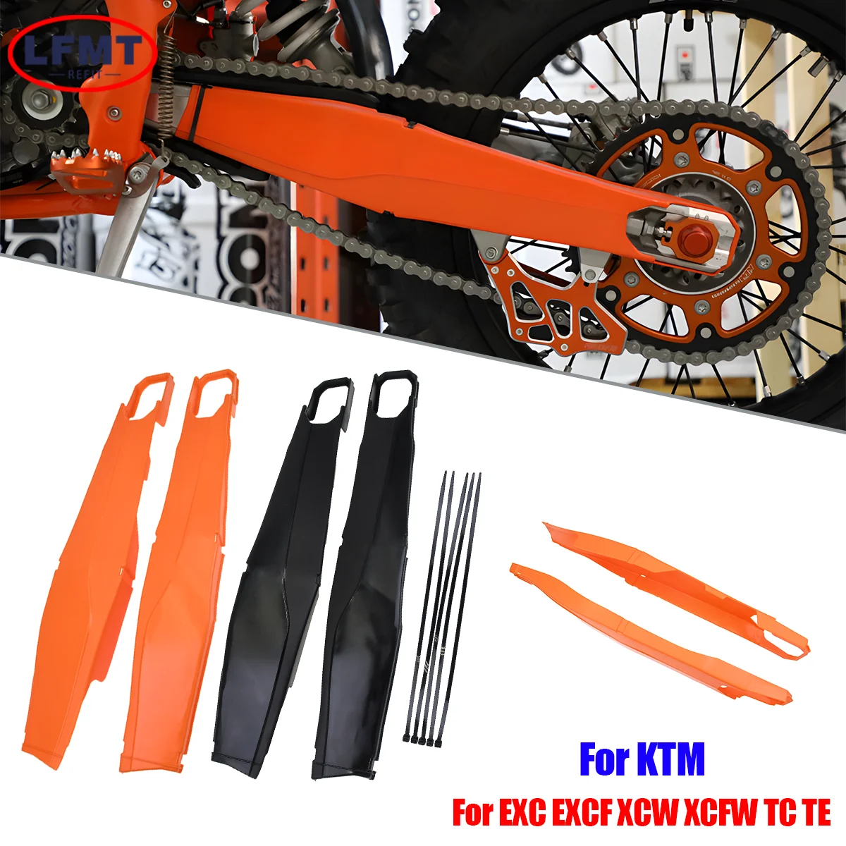 Für KTM EXC 2012-2019 2014-2019 Motorrad Schwinge Schutz Schwinge Schutz Abdeckung für Husqvarna TC FC TE FE 125 250 350 450