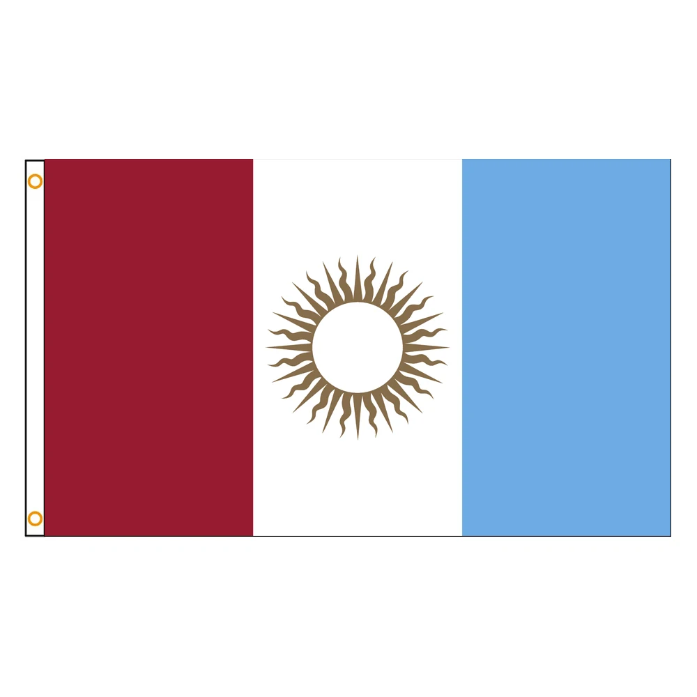3x5 Ft Córdoba Cordoba Flag Vivid Color and Fade proof Flags of Argentina Polyester with Brass Grommets 3 X 5 Ft