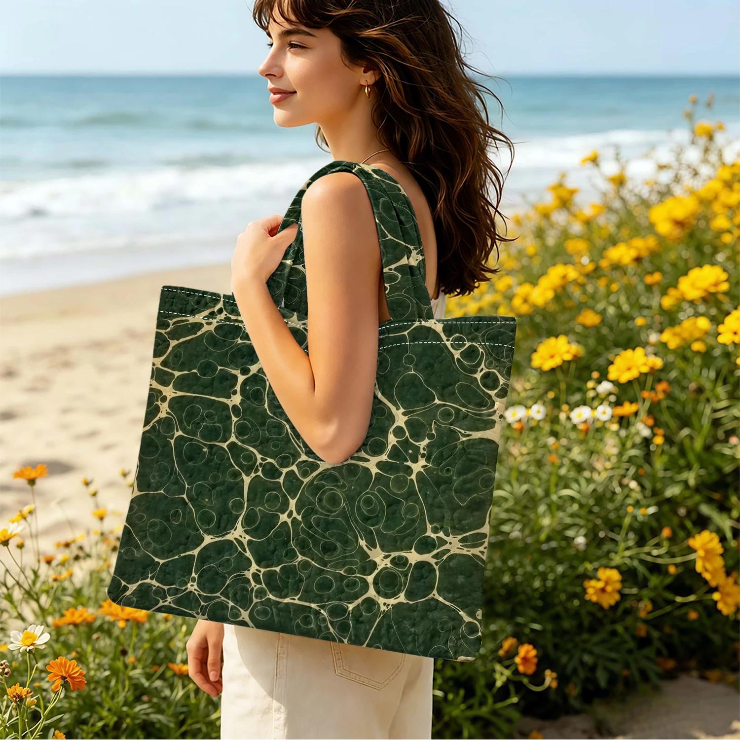 Dark Green Marble Vein Women c - Women Bags Green review and price