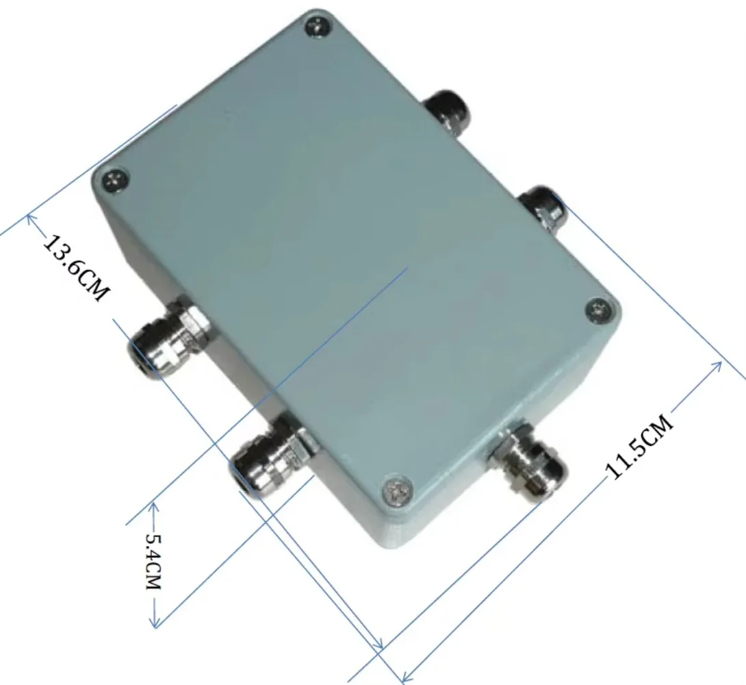 Weighbridge Truck Floor Scale 8 Line Weight Aluminium Waterproof Loadcell Junction Box