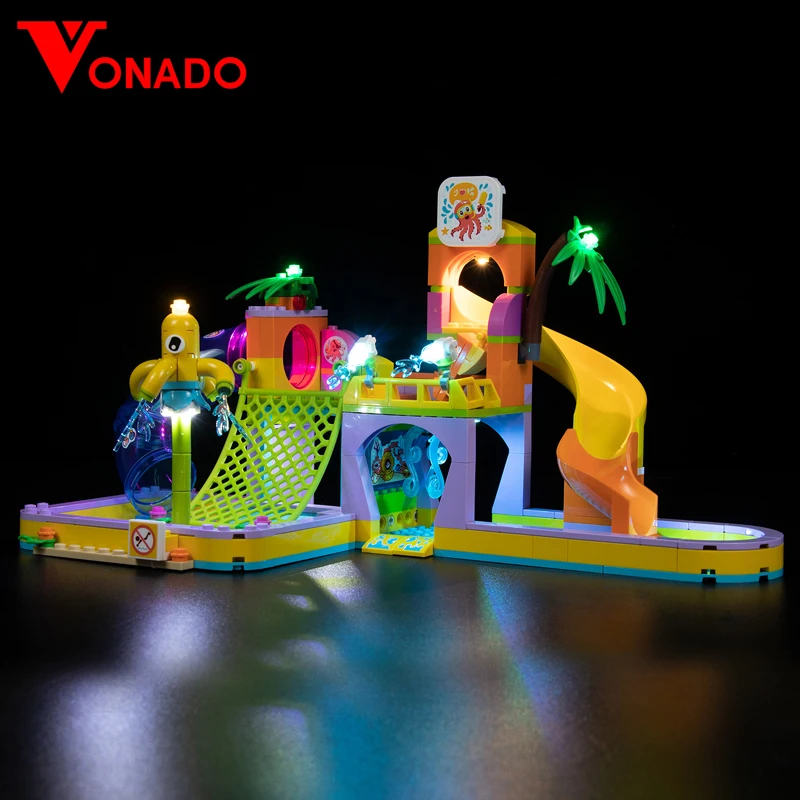 

Vonado LED Light Kit For 41720 Water Park Building Blocks Set (NOT Include the Model) Bricks DIY Toys For Children