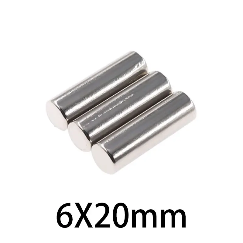 

6x20mm N35 Super Strong 6mm x 20mm Powerful Disc Round Magnet Rare Earth Permanent Neodymium Magnets 6*20mm imanes