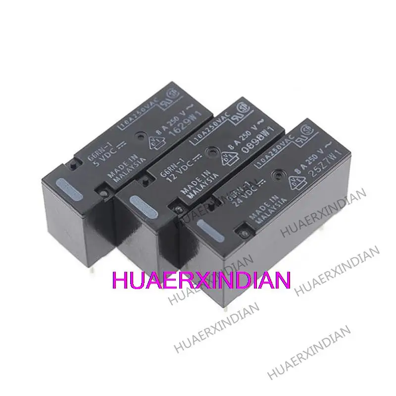 

10PCS/LOT New Original G6RN-1-5V/12V/24VDC 5 8A