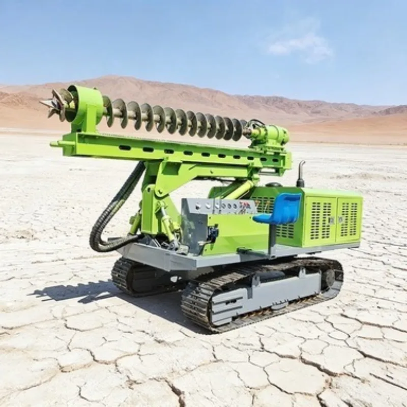 Hydraulic Guardrail Pile Driver Crawler Mounted for Road Safety Fence Installation