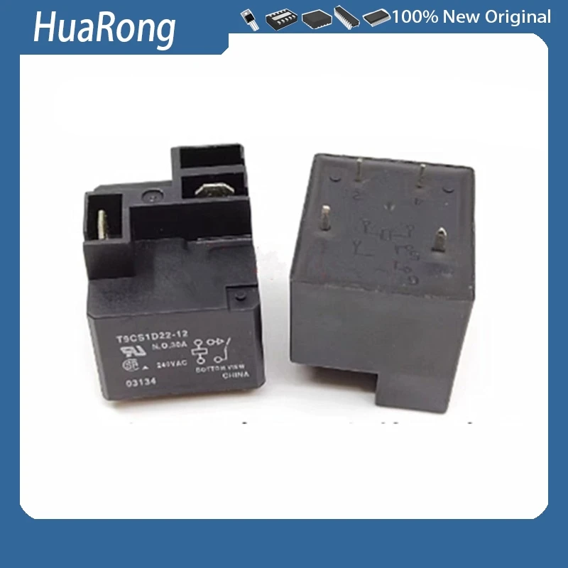 2Pcs/Lot T9CS1D22-12 12VDC 12V 30A 4PIN
