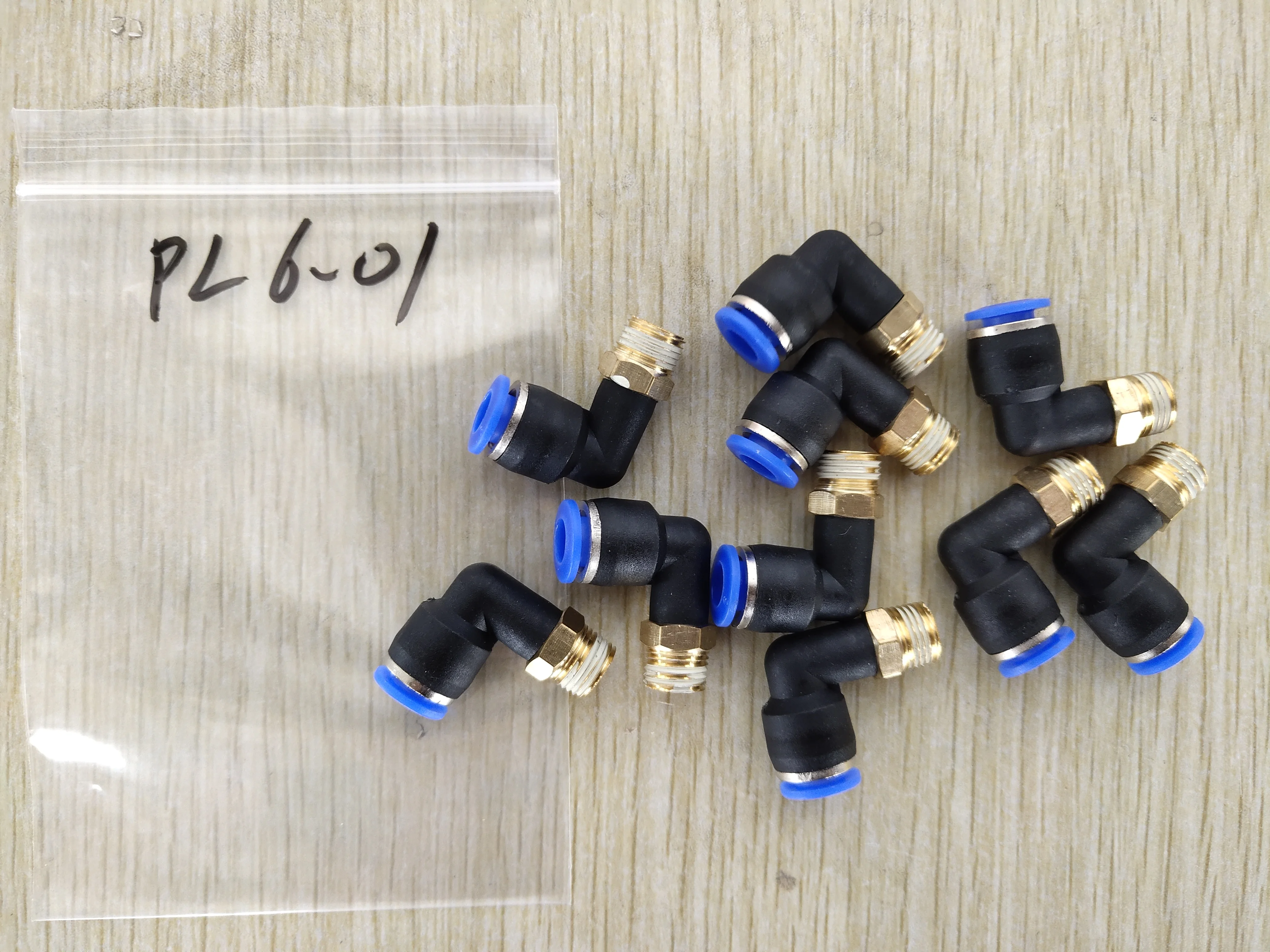 Conector pneumático azul da PIpe que encaixa PC PL SL PCF PB PX PD PX PLF 4/6/8/10/12-01-02-03-04