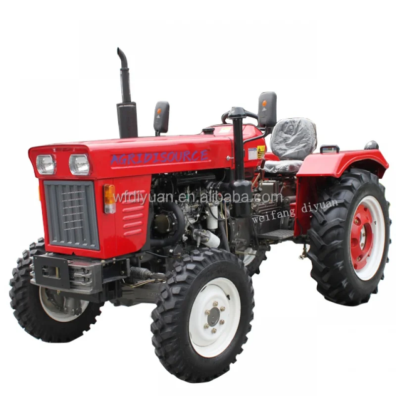 4WD Farm garden tractor with front end loader with tools 4x4 mahindra tractor engine fergusson tractor