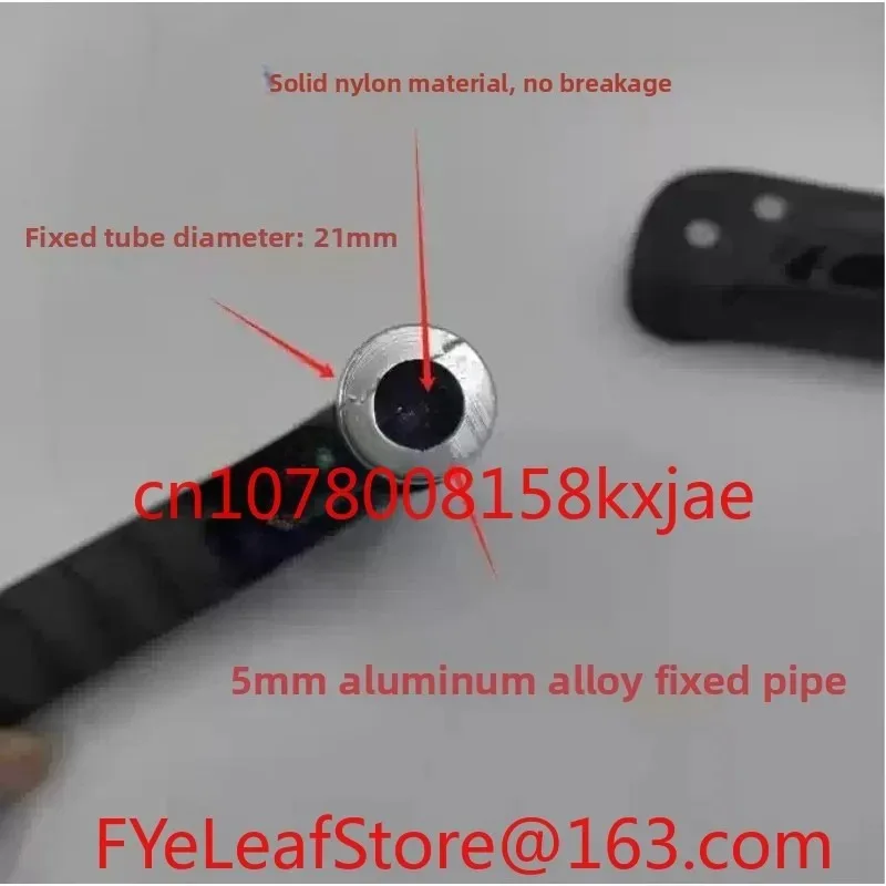 Coppia in lega di alluminio da 180 °   Installazione con maniglia pieghevole, accessorio diametro tubo 22 mm, sedia a rotelle sportiva