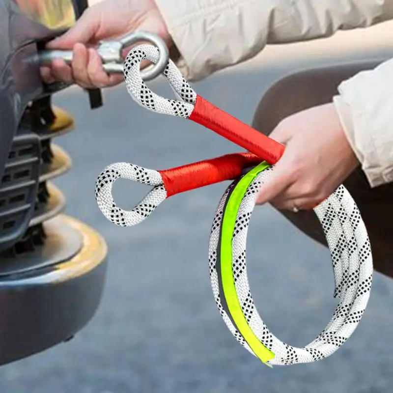 Kinetic Recovery Tow Rope High Strength Towing Strap Trailer Rope Professional Recovery Ropes For Sand Snow Ditch Swamp Buried