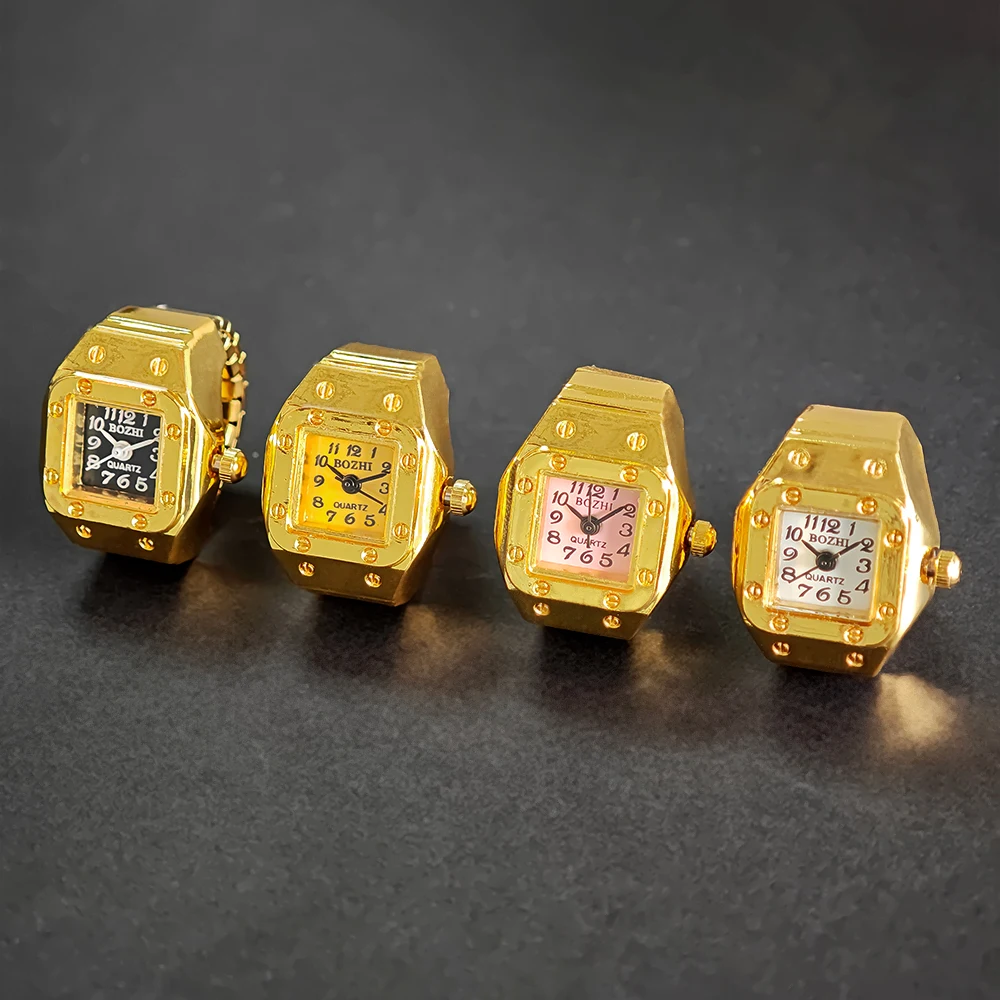 4pc/1pc latest style elegant ladies' ring watch, compact and mini, the best gift choice for family and sisters