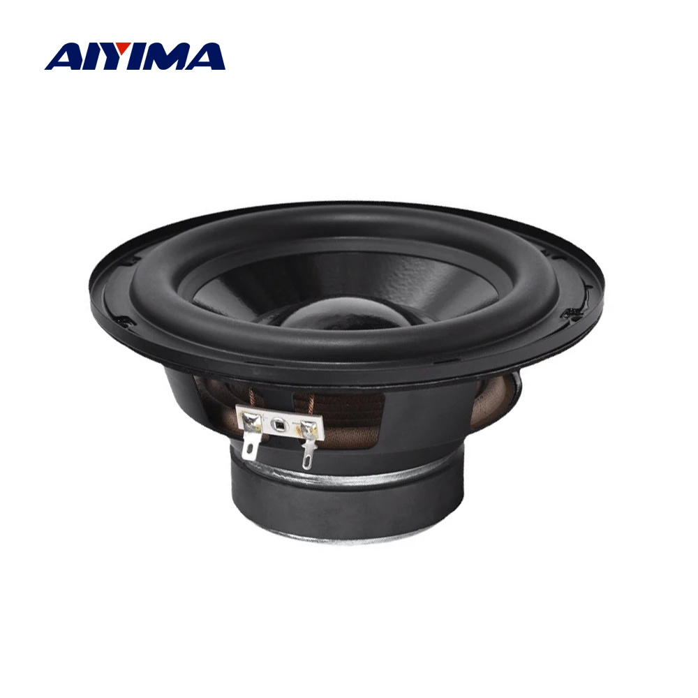 

AIYIMA 6.5 Inch 4 Ohm 40W Speaker Midrange Bass Round Rubber Edge Waterproof External Magnetic Speaker DIY Home Theater