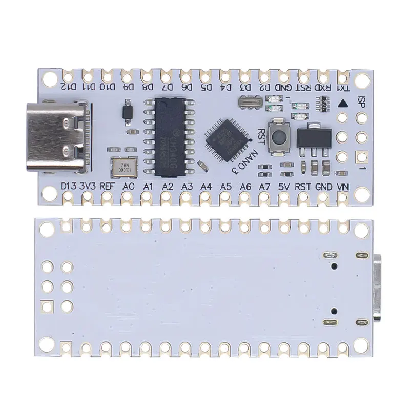 WAVGAT Type-C NANO V3.0 ATmega328P CH340G 5V 16M moduł mikrokontrolera płyta rozwojowa dla Arduino 328P CH340 ATMEGA328P-AU — zdjęcie 4