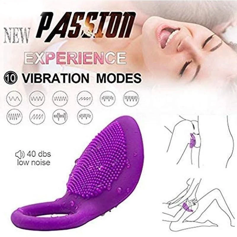 Anillo vibrador para el pene, estimulador del clítoris, punto G, Juguetes sexuales para pareja, vibrador, retraso, lamer, Vagina, orgasmo, bloqueo,