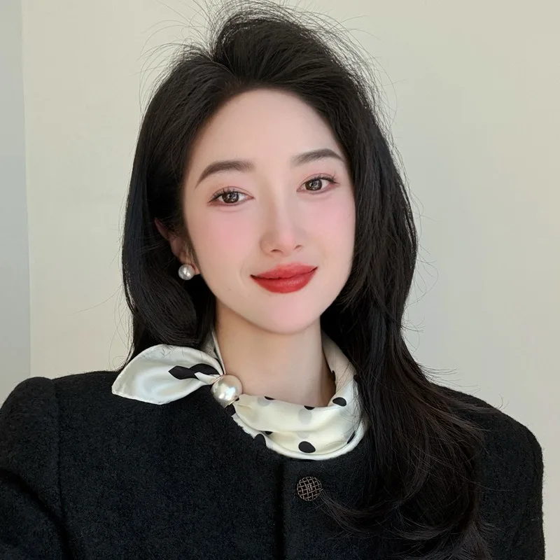 

Роскошное французское жемчужное ожерелье, шарф, магнитная застежка, весна-лето, женские модные аксессуары