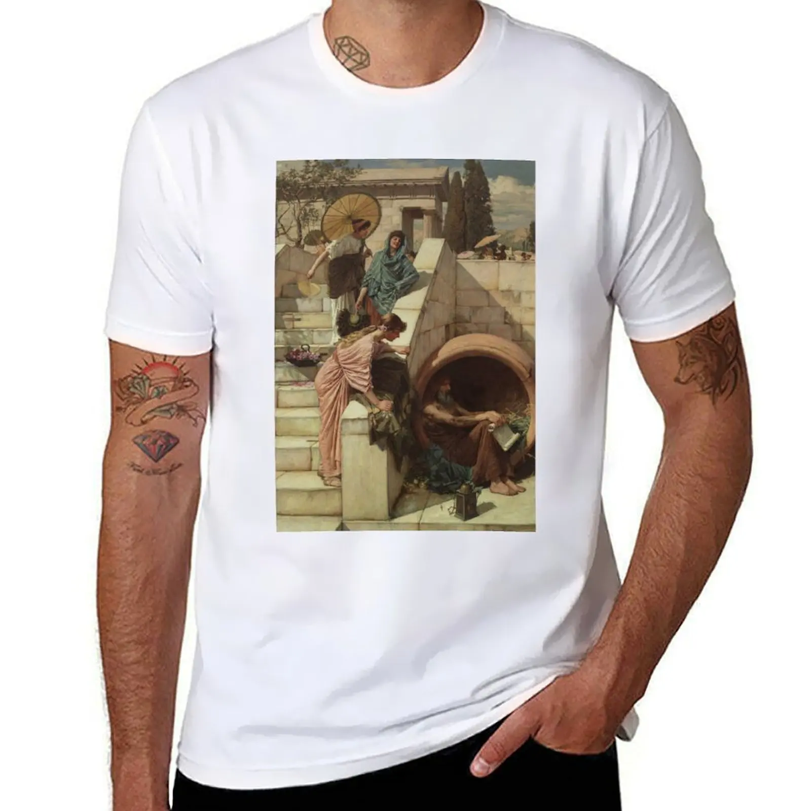 

tshirt shirts anime Waterhouse t T-Shirt by man John Diogenes for slim fit William