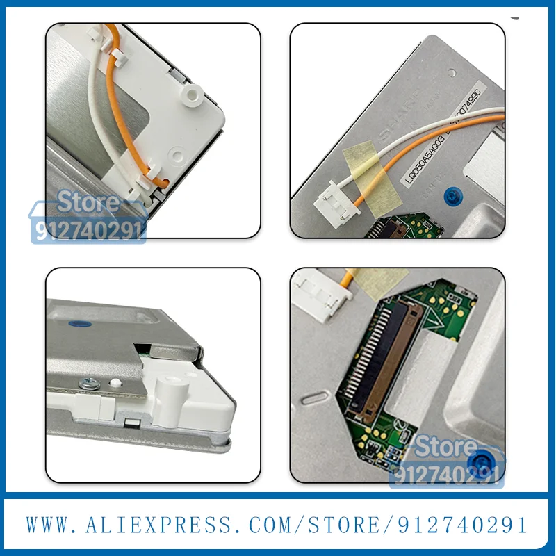 새로운 A+ LQ050A5AG03 LQ5AW136 LCD 스크린 폭스바겐 투아렉 2002-2009 VK 투아렉 SUV I (7LA/7L6) 2002-2013 계…