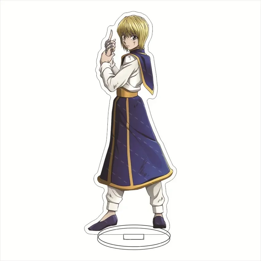 Anime Hunter x Hunter Acrylic Stand Model Kurapika Leorio Hisoka Gon Killua Figures Cosplay Stand Model Desk Decor Xmas Gifts