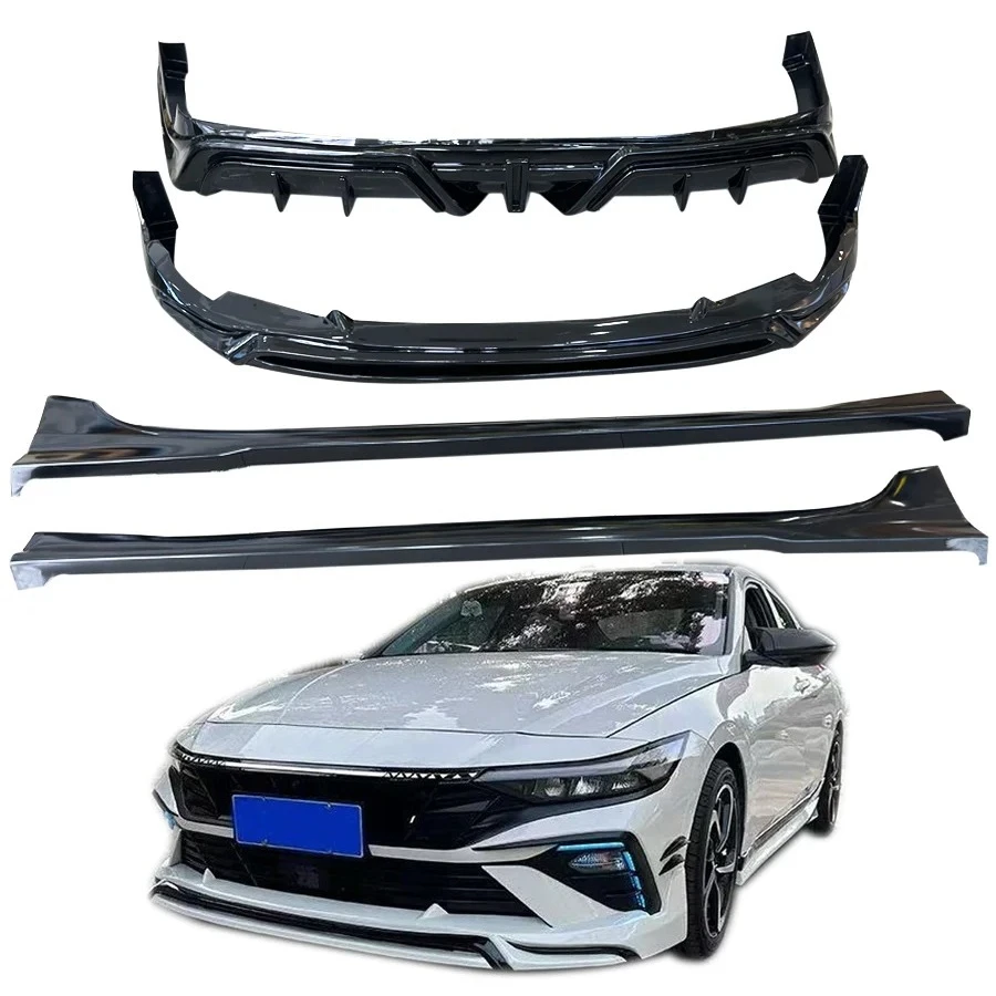 Carlong Car Body Kit Front Lip Rear Lip Side Skirts Car Bumper Lips For CN7 ABS Material No Color