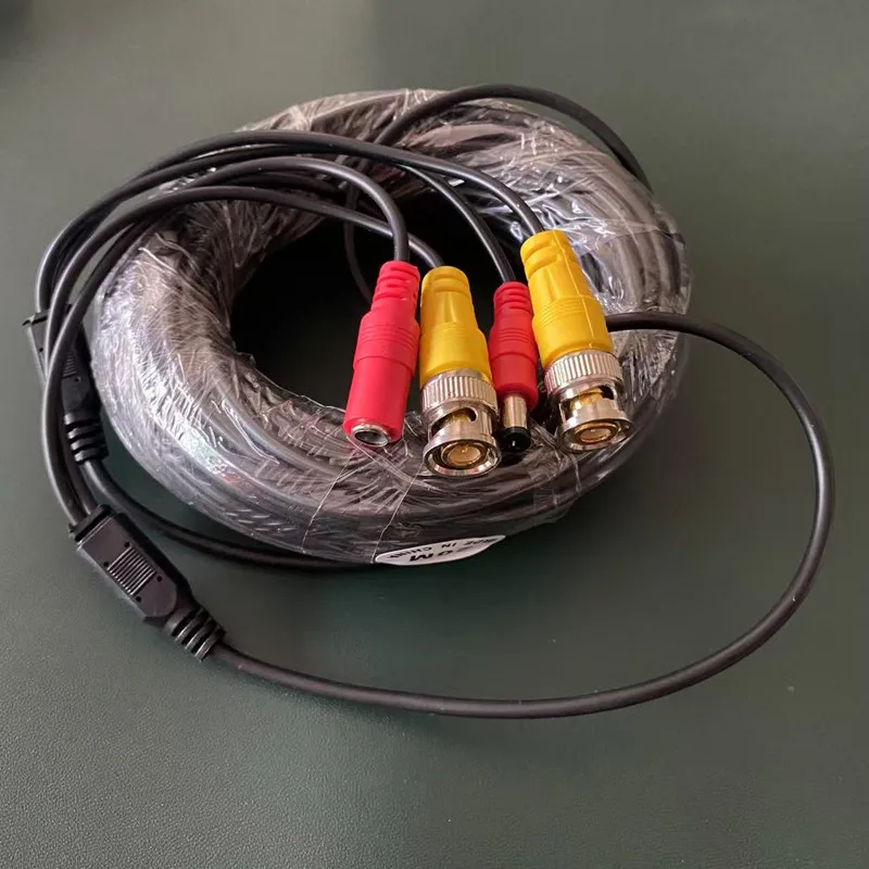 BNC Cable For CVBS CCTV DVR Camera Recorder System Accessories BNC + DC Video Power AHD Camera Cable 5M/10M/20M/30M