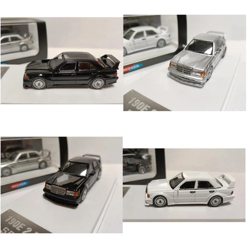 Cercatore Scala 1/64 190E W201 2.5-16 Evo Modello di auto in lega Classici Regalo souvenir per adulti Hobby e giocattoli