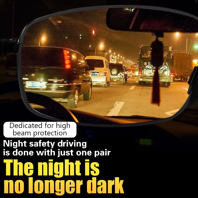 Night Vision Sunglasses Car Night Driving Glasses Driver Goggles Unisex Sun Glasses UV Protection Sunglasses Eyewear Gift