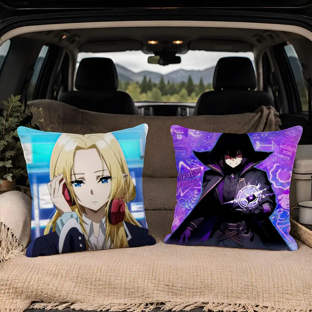 The Eminence In Shadow Anime  Soft Plush  Double Print and Invisible Zipper for Sofa Home Car Use Cushion Cover