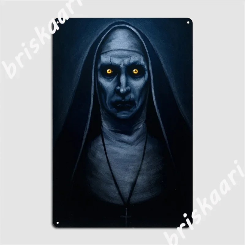 Valak Painting Metal Plaque Poster Cinema Kitchen Club Bar Customize Wall Plaque Tin Sign Poster