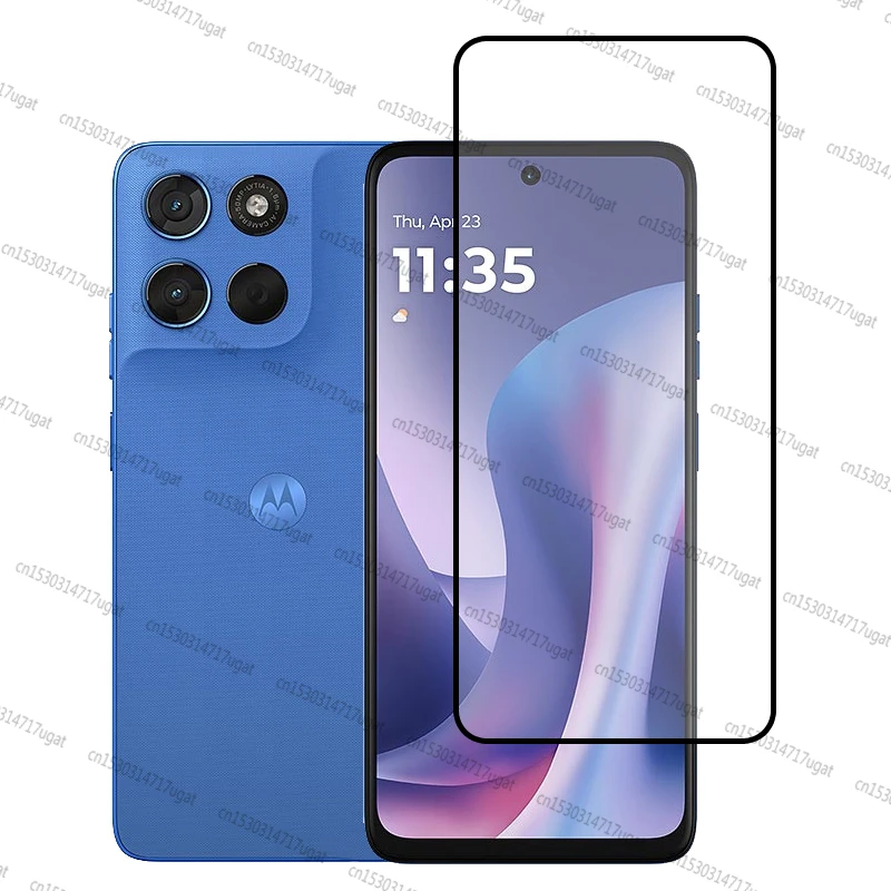غطاء كامل من الزجاج المقسى لهاتف موتورولا موتو G57 واقي للشاشة عدسة الكاميرا فيلم لهاتف موتو G57 زجاج الطاقة لزجاج موتو G57 #2