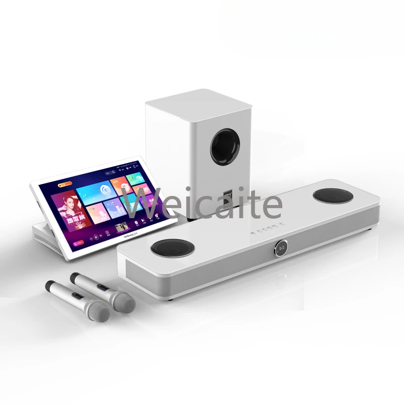 

S9 Family Ktv Audio Set, Full Set of Home Speakers, Jukebox Singing K Songs, Karaoke Integrated Whispering Wall