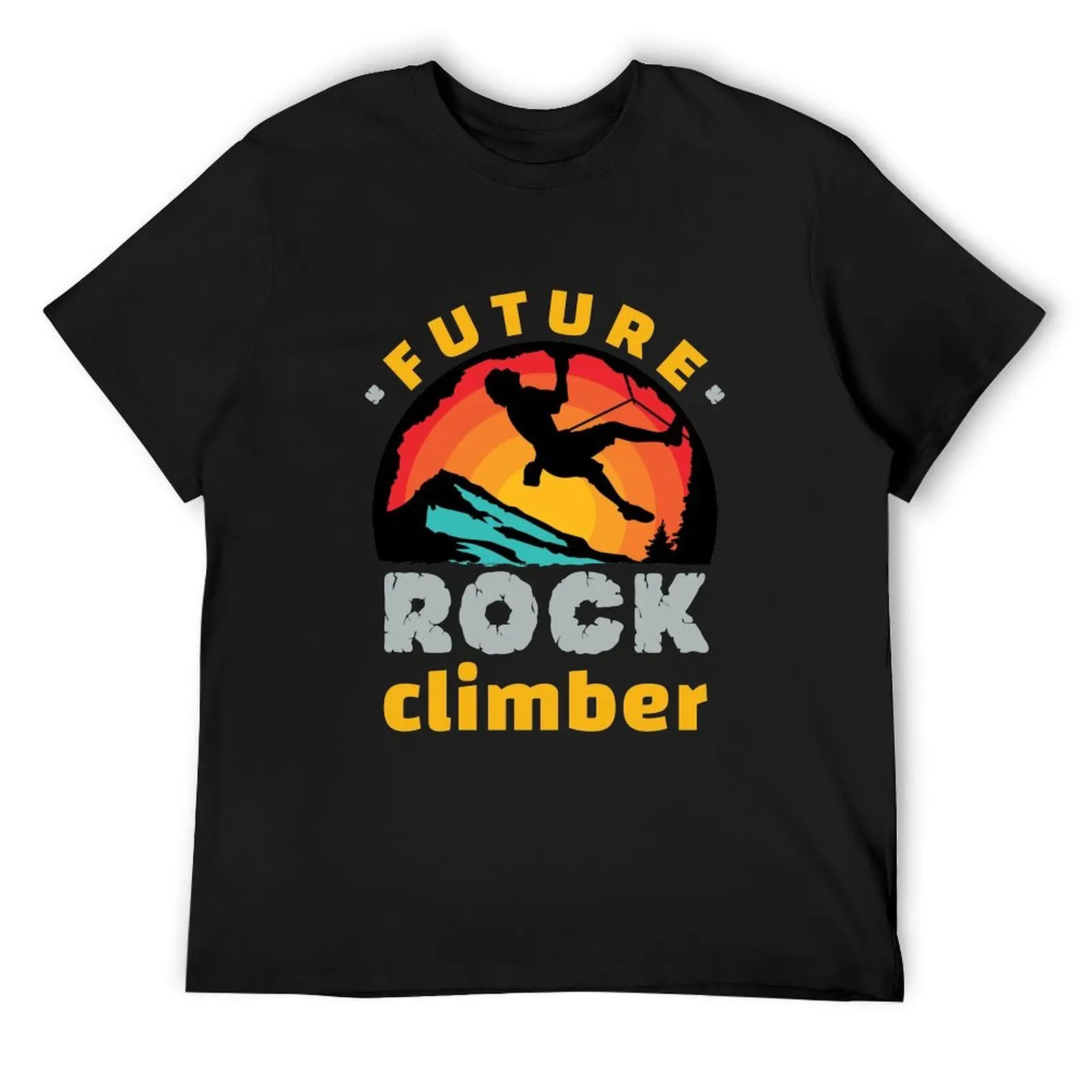 

Future Rock Climber Mountaineering T-Shirt customizeds Anime t-shirt funny meme t-shirts plain white t shirts men