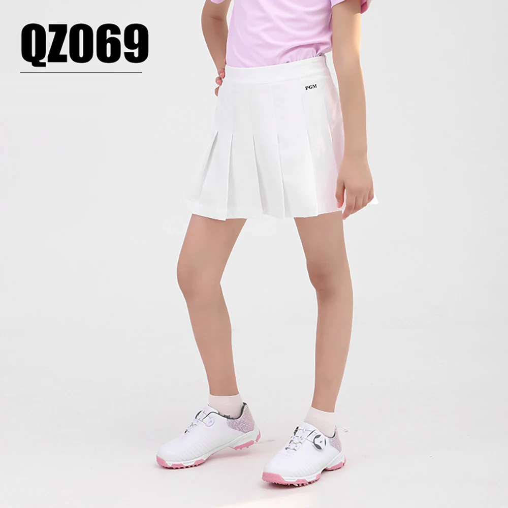 PGM Golf Skirt Girls Outdoor Sports Skirt High Waist Pleated Tracksuit Skirt Golf Clothing QZ069