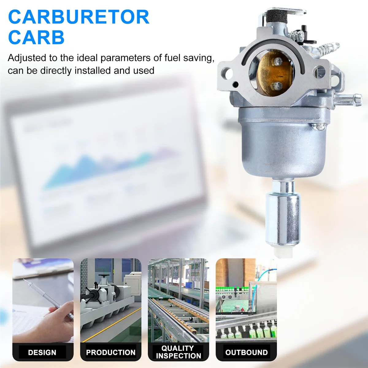 

New 792036 Carburetor Replacement for Nikki 795366 594601 695353 697216 698945