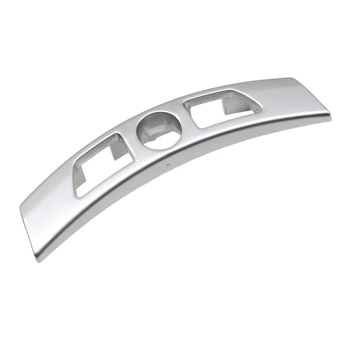 #55Z Car Center Console Armrest Lock Switch Trim for BMW 7 Series F01 F02,Chrome Armrest Lock Trim,(Plastic)