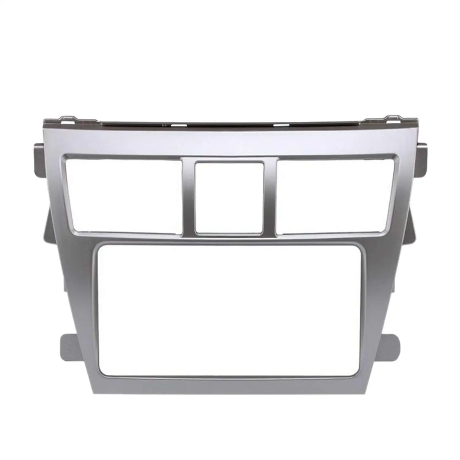 Car Radio Fascia Panel for Toyota Vios Yaris Sedan Belta Frame Stereo Mount Trim Kit Face Plate Audio DVD Navigation 2 Din