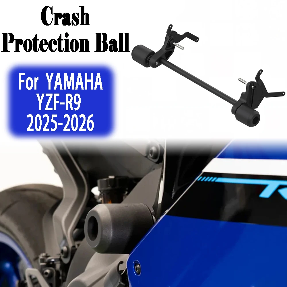 

Для YAMAHA YZF-R9 2025 YZF R9 2026 YZFR9: Новые слайдеры для рамы мотоцикла, защита от падений, устройство защиты двигателя от столкновений