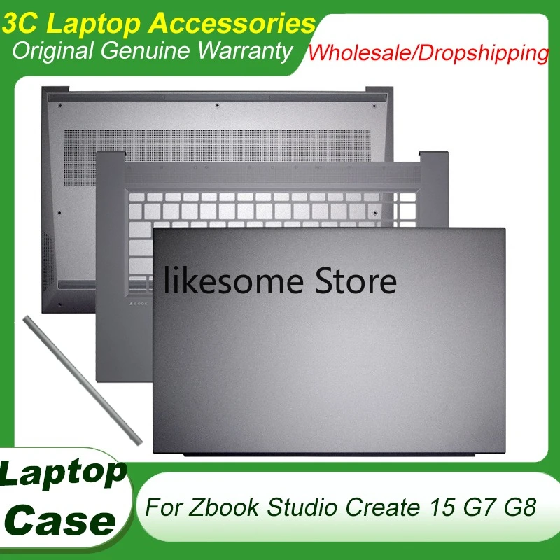 

Новинка для HP Zbook Studio Create 15 G7 G8, крышка ЖК-экрана, задняя крышка, верхняя часть упора для рук, нижняя часть корпуса, чехол для ноутбука