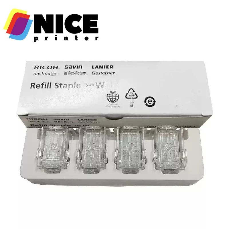

416712 Staple Type W For Ricoh SR3170 SR3240 SR4100 SR4160 SR3290 Staple Cartridge 1 Box of 4