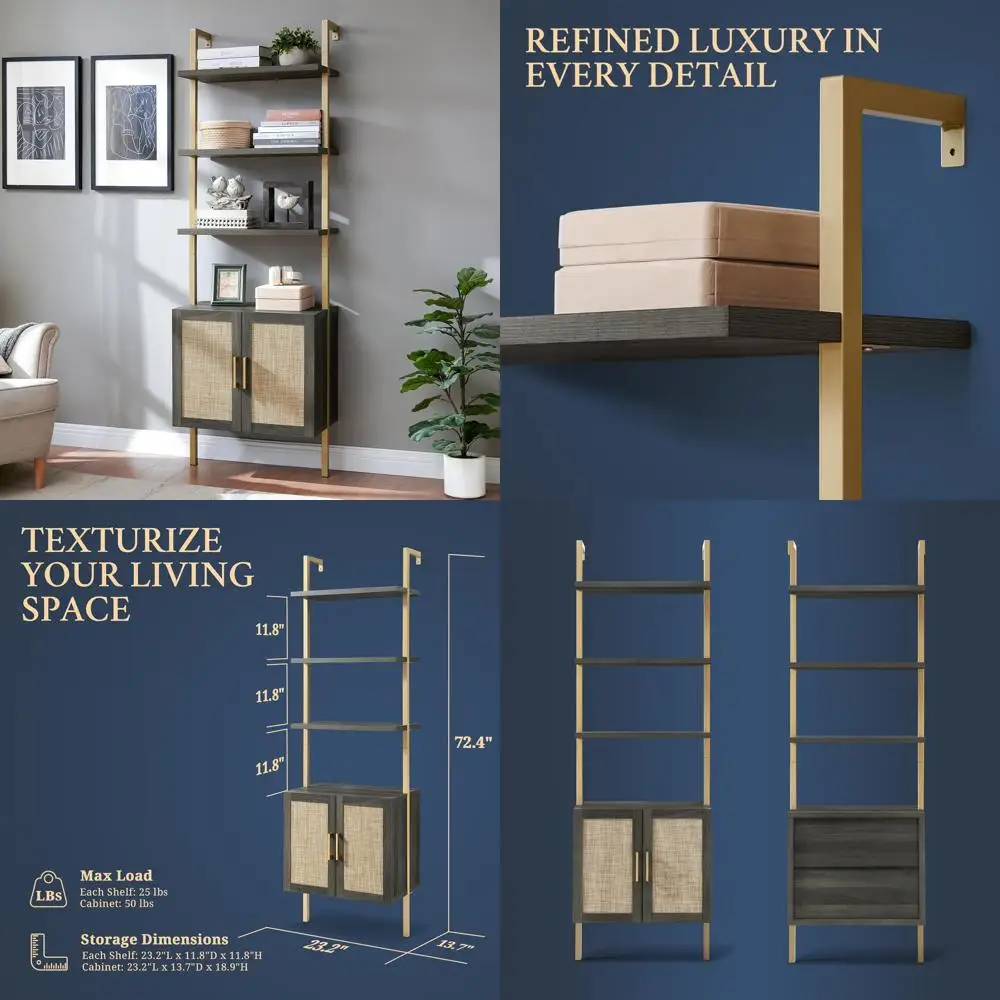 patio rattan daybed wicker loveseat sofa with multifunctional ottoman, 4-level adjustable backrest, zipped seat cushion, wicker