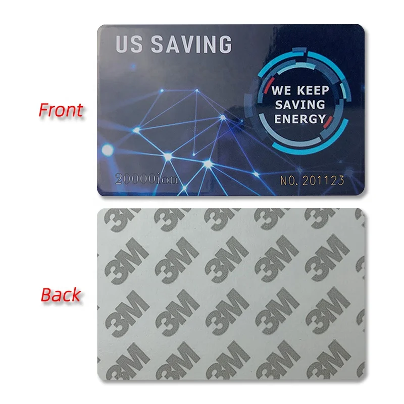 Custom.CAMAZ Terahertz Energy Saving Card Bio Energy Card Energy Nume Card